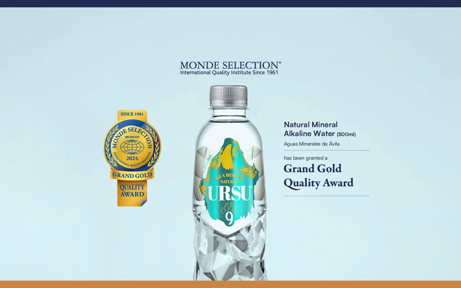 URSU9 receives the “Grand Gold” award from Le Monde Selection!